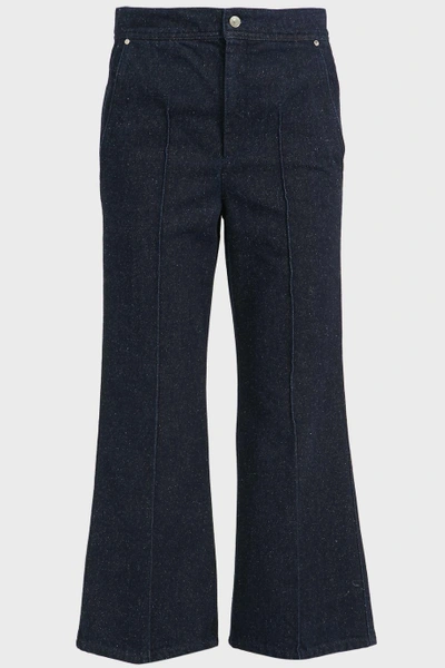 Shop Isabel Marant Parsley Flared Cotton-blend Jeans