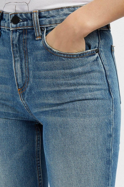 Shop Alexander Wang Cropped Straight-leg Jeans