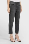 ALEXANDER WANG Ride Grey Fade Cropped Jeans