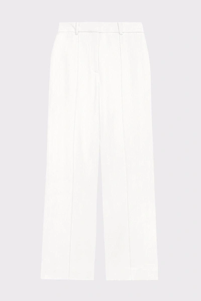 Shop Adam Lippes Cropped Stretch-cady Wide-leg Trousers