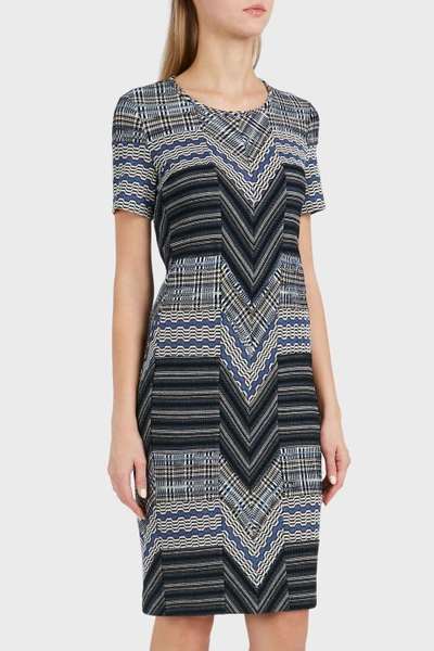 Shop Missoni Zigzag Patchwork Wool-blend Dress