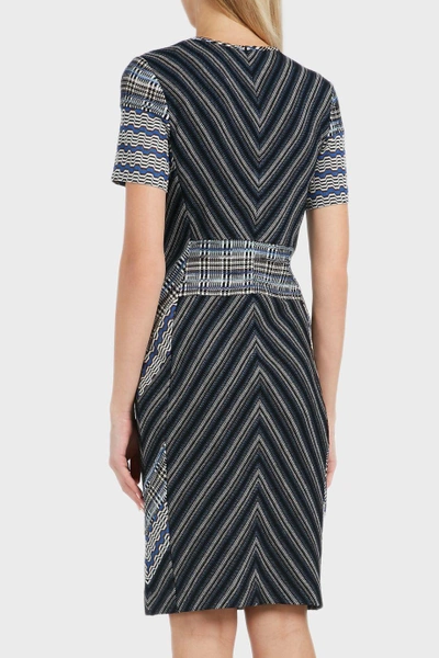 Shop Missoni Zigzag Patchwork Wool-blend Dress