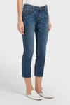 CURRENT ELLIOTT Straight Cropped Jeans