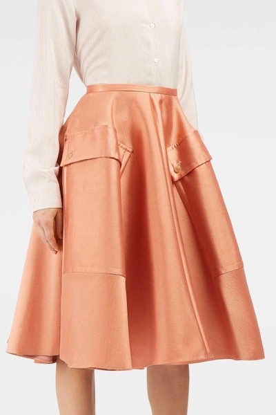 Rochas Duchesse-satin Skirt