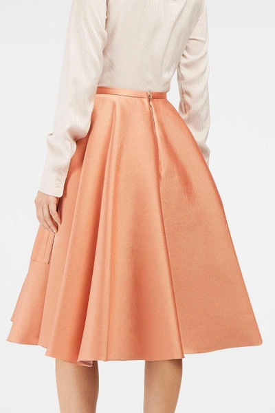 Shop Rochas Duchesse-satin Skirt