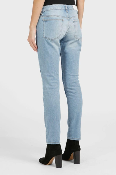 Shop Victoria Victoria Beckham Alt Patchwork Jeans