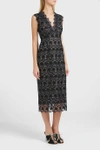 ERDEM Eleri V-Neck Lace Dress