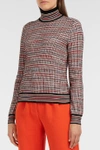 MISSONI Checked Wool-Blend Polo Neck Top