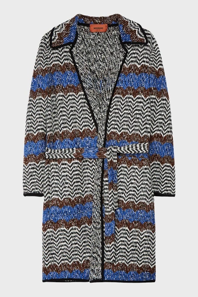 Shop Missoni Wool-blend Bouclé Cardigan