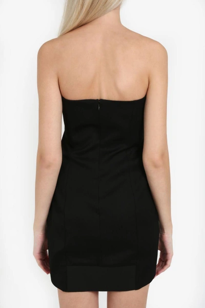 Shop Anthony Vaccarello Corset Front Bustier Dress