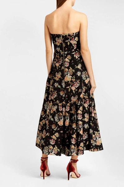 Shop Rochas Floral-jacquard Dress