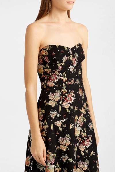 Shop Rochas Floral-jacquard Dress