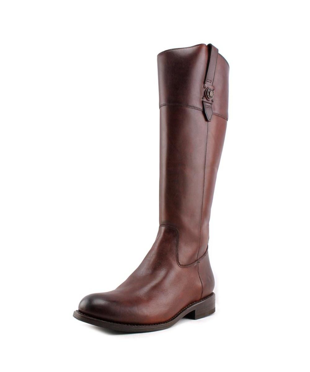 frye jayden button tall redwood