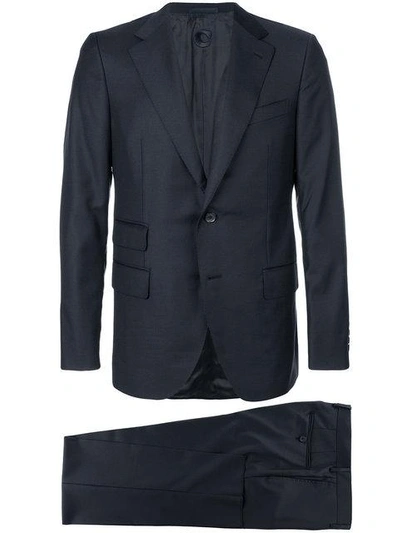 Shop Caruso Formal Suit In Blue