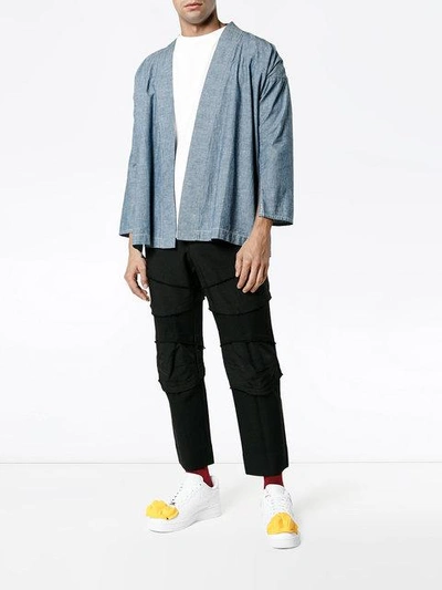 Visvim Lhamo Cotton Chambray Shirt In Blue | ModeSens