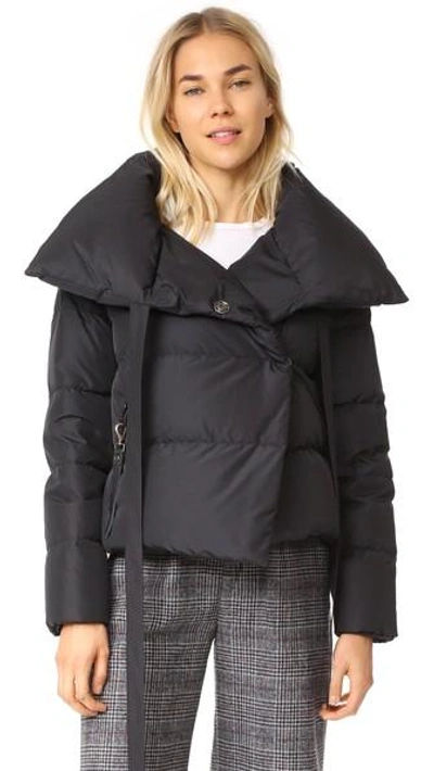 Shop Bacon Puffa Jacket In Black