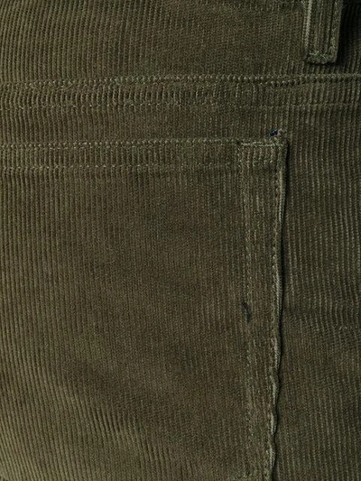 Shop Apc Straight-leg Trousers In Green
