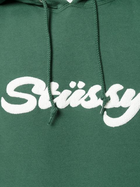 stussy cities oversized hooded sweatshirt