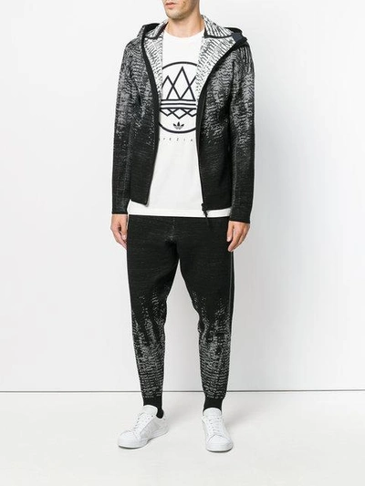 wond voorwoord gesmolten Adidas Originals Adidas Men's Zne Pulse Printed Zip Hoodie In Black |  ModeSens