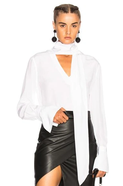 Shop Equipment Jacqueleen Blouse In White