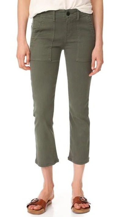 Shop The Great The Army Nerd Pants In Black Olive