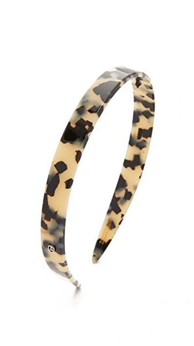 Shop Alexandre De Paris Classic Headband In Albinos