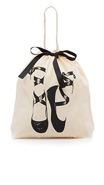Shop Bag-all Pointe Ballerina Organizing Bag In Natural/black