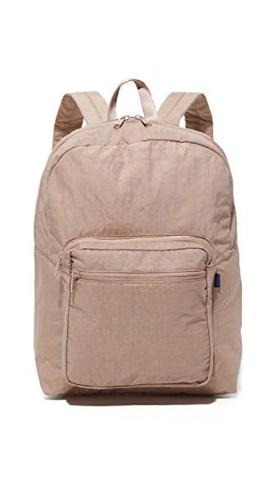 Shop Baggu School Backpack In Fawn