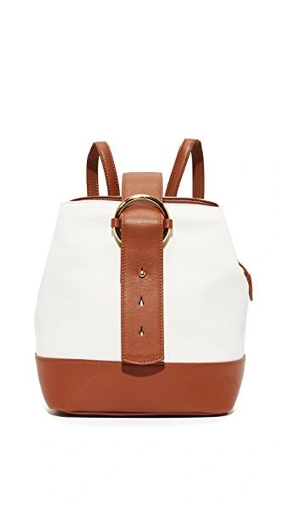 Shop Parisa Wang Addicted Backpack In Brown/white