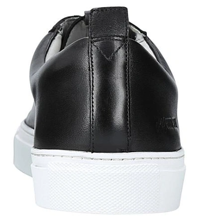 Shop Grenson Sneaker 1 Leather Tennis Trainers In Black