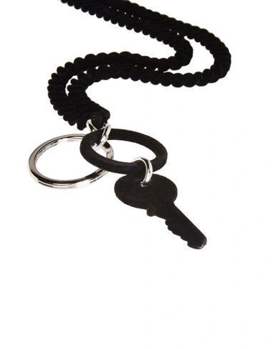 Shop Mm6 Maison Margiela Necklace In Black