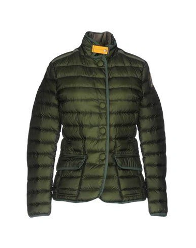 Shop Parajumpers Down Jackets In Green