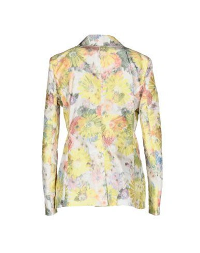 Shop Massimo Alba Blazer In Yellow