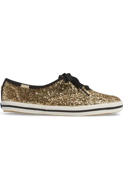 Shop Keds Glitter Sneaker In Gold