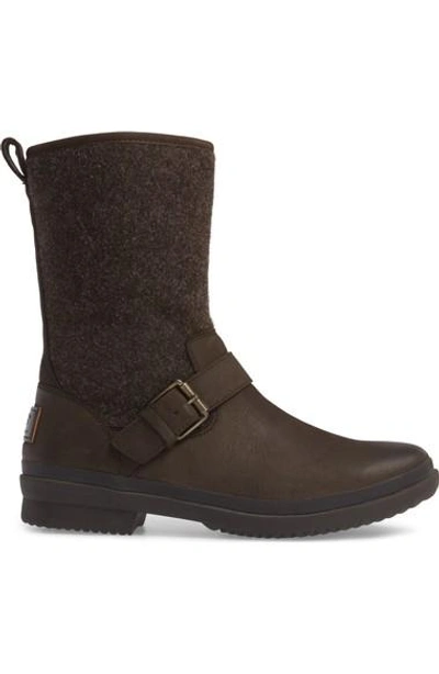 Shop Ugg Robbie Waterproof Boot In Stout Leather