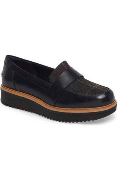 Shop Clarks Teadale Elsa Loafer In Navy Leather