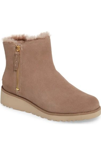 Ugg Shala Mini Zip Ankle Boot In Fawn Suede | ModeSens