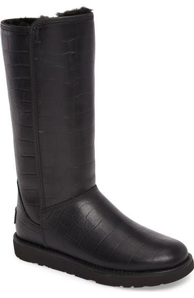 ugg abree black leather