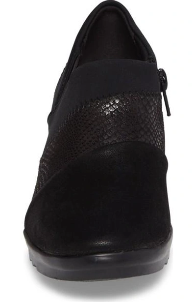 Shop Clarks Caddell Denali Ankle Loafer In Black Fabric
