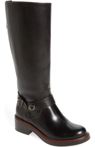 Shop Coach Sutton Riding Boot In Black Leather