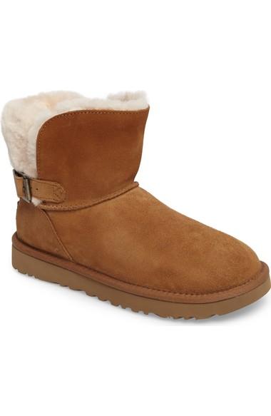 ugg karel boots chestnut suede