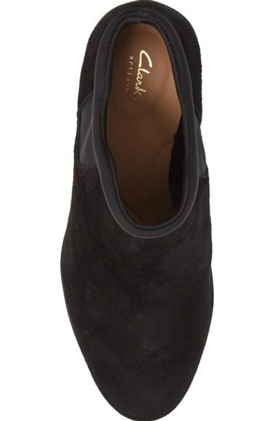 Clarks Women's Adya Bella Ankle Booties Women's Shoes In Black Suede |  ModeSens