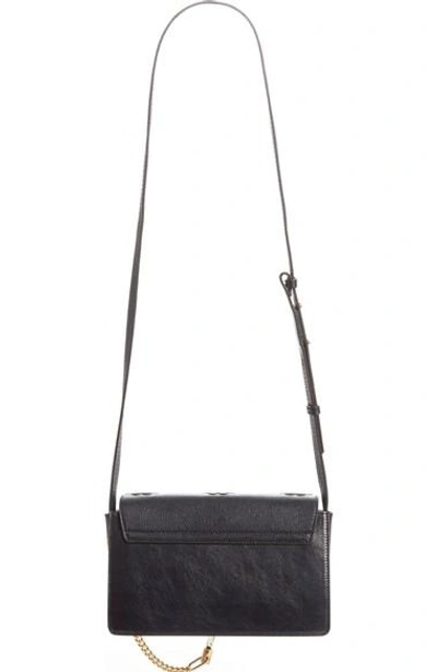 Shop Chloé Small Faye Studded Leather & Suede Crossbody Bag In Full Blue