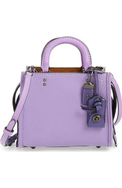 Purple coach tote - Gem