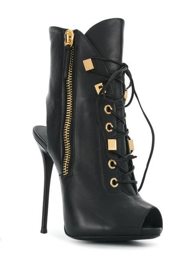 Shop Giuseppe Zanotti Design Melanie Booties - Black