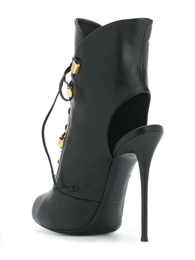 Shop Giuseppe Zanotti Design Melanie Booties - Black