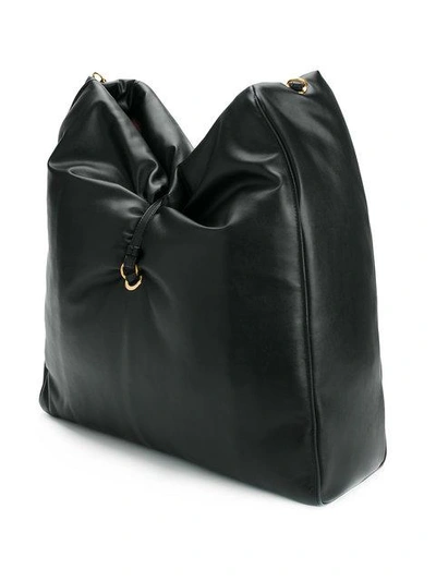 Shop Stella Mccartney Bubble Hobo Bag - Black