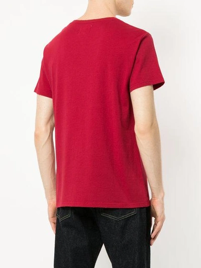 Shop Kent & Curwen Short Sleeved Patch T In Red