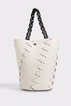 PROENZA SCHOULER HEX STUDDED LEATHER BUCKET BAG