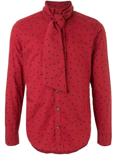 Shop Kazuyuki Kumagai Polka Dot Shirt